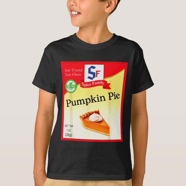 Pumpkin E Condiment Costume Holiday Sce Costumes  T-Shirt (Front)