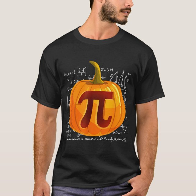 Pumpkin E Math Shirt Funny Halloween Thanksgiving  (Front)