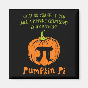 Pumpkin E Math Shirt Funny Halloween Thanksgiving  Magnet