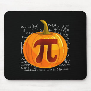 Pumpkin E Math Shirt Funny Halloween Thanksgiving Mouse Mat