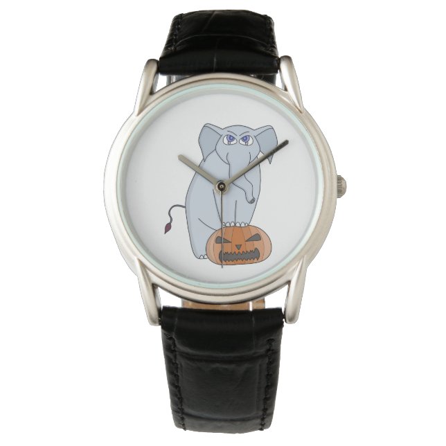 Pumpkin Elephant Watch (Front)