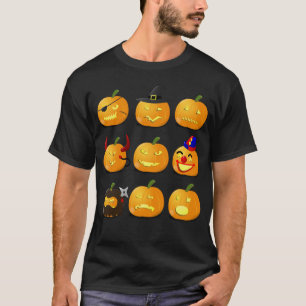 Pumpkin Emoji T-Shirt Halloween Costume