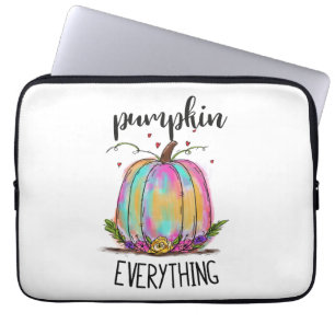 Pumpkin Everything Colorful Pumpkin Laptop Sleeve