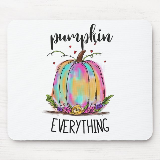 Pumpkin Everything Colourful Pumpkin Mouse Mat (Front)