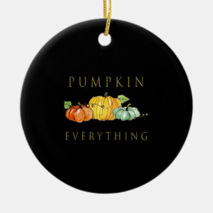 Pumpkin Everything Fall Girls Kids Gift Idea Overs Ceramic Tree Decoration