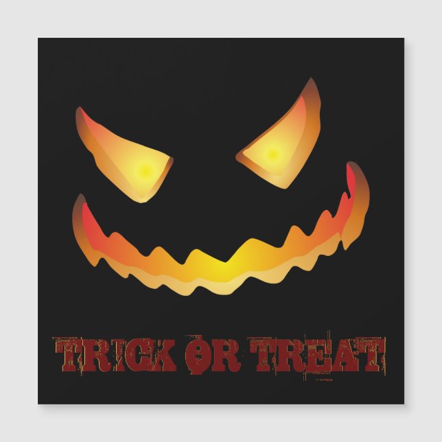 Pumpkin Face 2 for Halloween (Front)