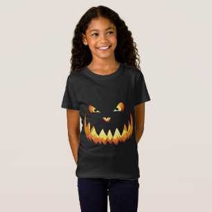Pumpkin Face 4 for Halloween T-Shirt