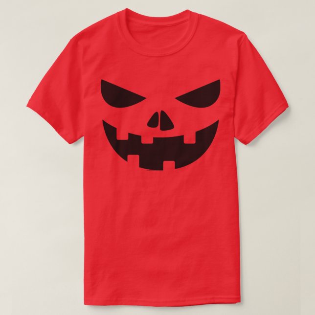 Pumpkin Face 4 T-Shirt (Design Front)