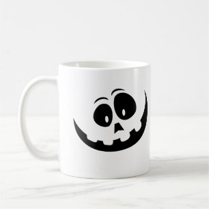 Pumpkin Face Embroidered Coffee Mug