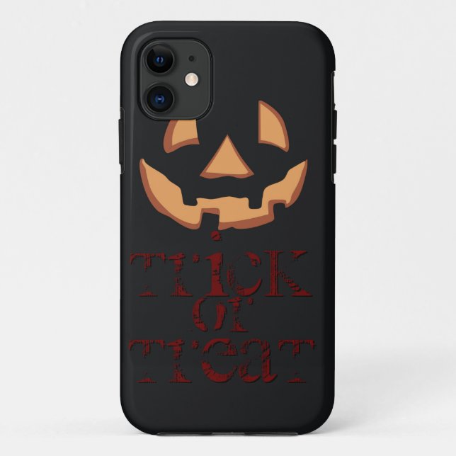 Pumpkin face for Halloween Case-Mate iPhone Case (Back)