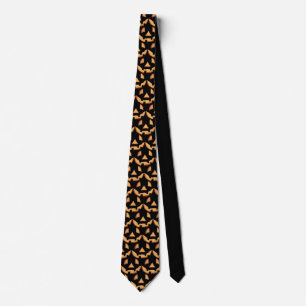 Pumpkin face for Halloween Tie