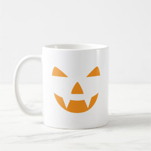 Pumpkin Face Halloween Coffee Mug