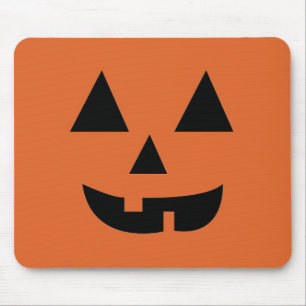 Pumpkin Face Halloween Mouse Mat