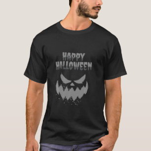 Pumpkin Face Horror Halloween Costume Men S Hallow T-Shirt