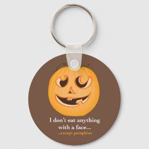 Pumpkin Face - Key Chain
