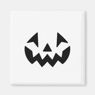 Pumpkin face magnet