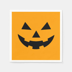Pumpkin Face Party Napkins