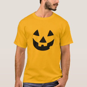 Pumpkin Face Shirt - Fun Fall Graphic Tee for Men!