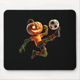Pumpkin Face Soccer Halloween Costume Men Boys Kid Mouse Mat