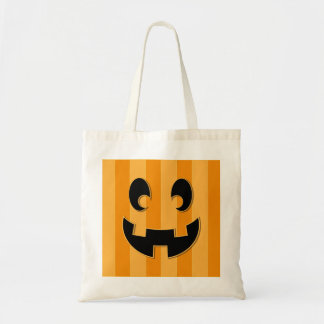 Pumpkin Face Tote Bag