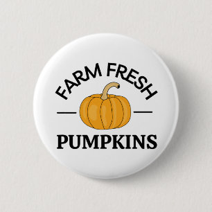 Pumpkin Fall Autumn 6 Cm Round Badge