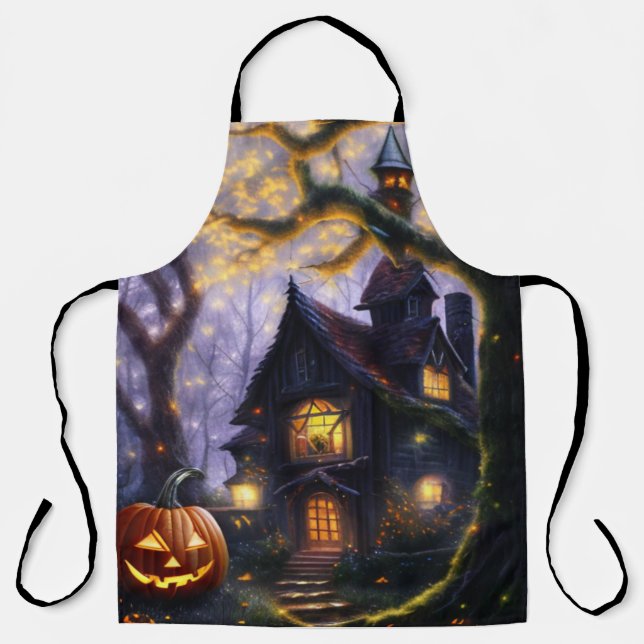 pumpkin/fall/autumn/Halloween  Apron (Front)