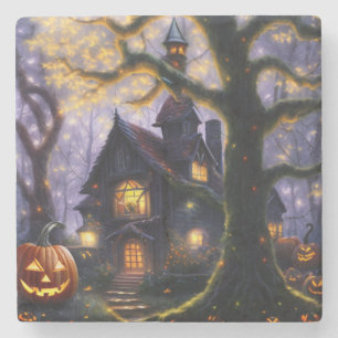 pumpkin/fall/autumn/Halloween Stone Coaster