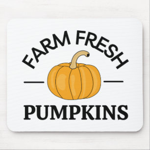Pumpkin Fall Autumn Mouse Mat