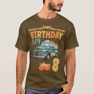 Pumpkin Fall Birthday Vintage Truck Outfits 2352 T-Shirt