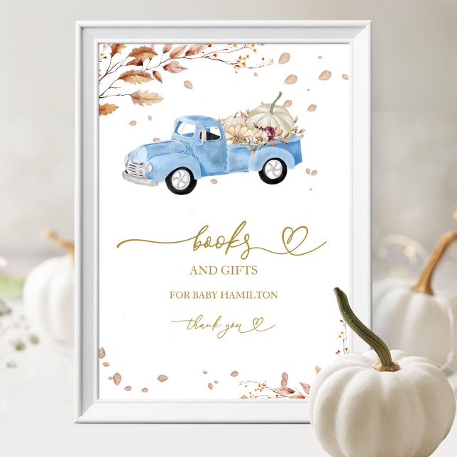 Pumpkin Fall Books for Baby Sign (Creator Uploaded)