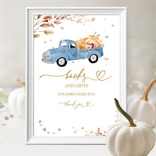 Pumpkin Fall Books for Baby Sign