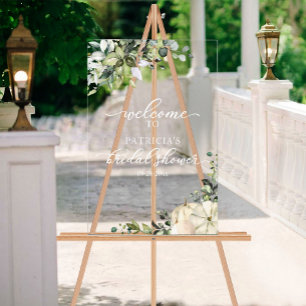 Pumpkin Fall Bridal Shower Welcome Sign