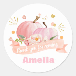 Pumpkin Fall Party Stickers Pumpkin stickers