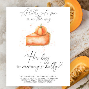 Pumpkin fall pie - how big is mummy's belly game  poster