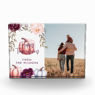 pumpkin fall purple thanksgiving family  photo block