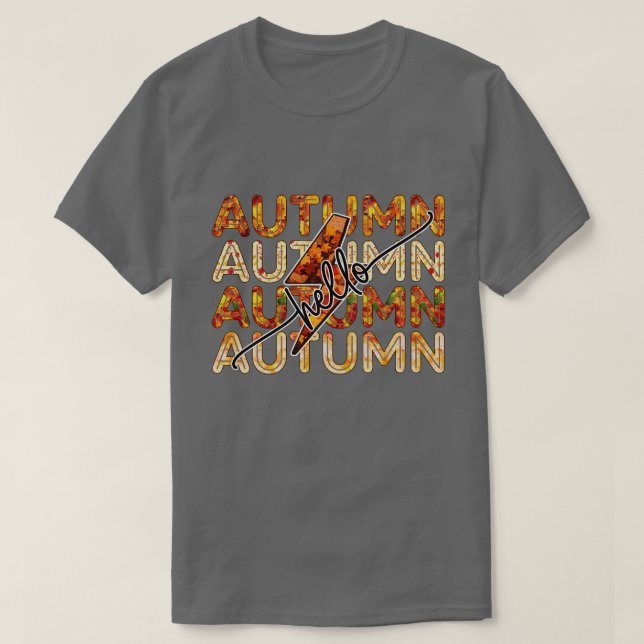 Pumpkin fall thankgiving T-Shirt (Design Front)