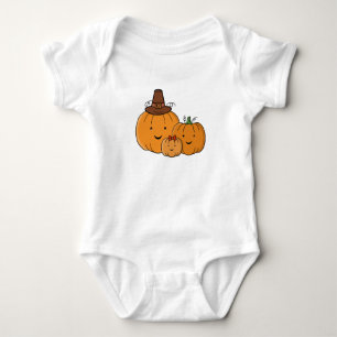 Pumpkin Family Baby Bodysuit