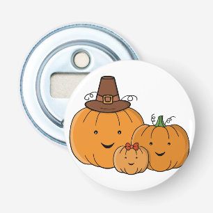 Pumpkin Family Bottle Opener