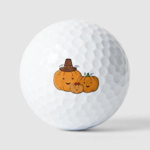 Pumpkin Family Golf Balls