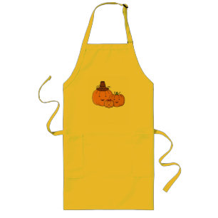 Pumpkin Family Long Apron