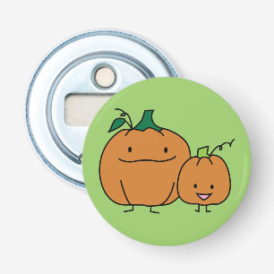 Pumpkin family parent child Thanksgiving Halloween Bottle Opener