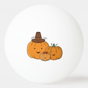 Pumpkin Family Ping Pong Ball
