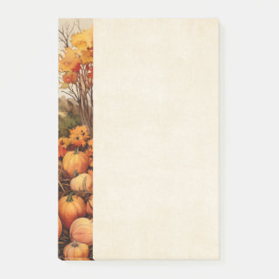 Pumpkin Farm Fall Harvest Thanksgiving Post-it Notes