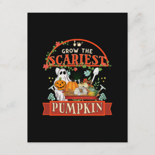 Pumpkin Farmer Halloween Enclosure Card