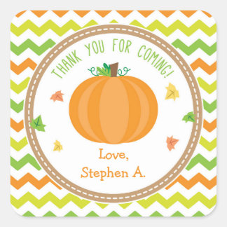 Pumpkin Favour Tags / Pumpkin Stickers