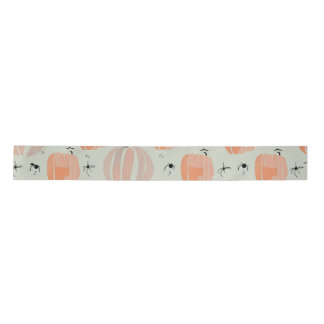 Pumpkin feel satin ribbon