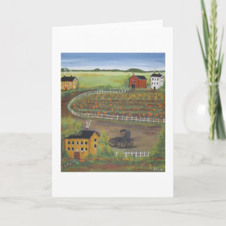 Pumpkin Fields Card