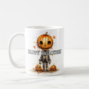 Pumpkin Fiend   Happy Halloween Coffee Mug