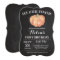 Pumpkin First Birthday Invitation Chalkboard