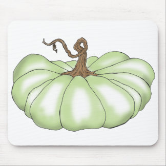 pumpkin flat green mouse mat